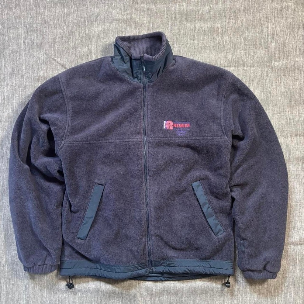 Navy blue North End fleece jacket - S